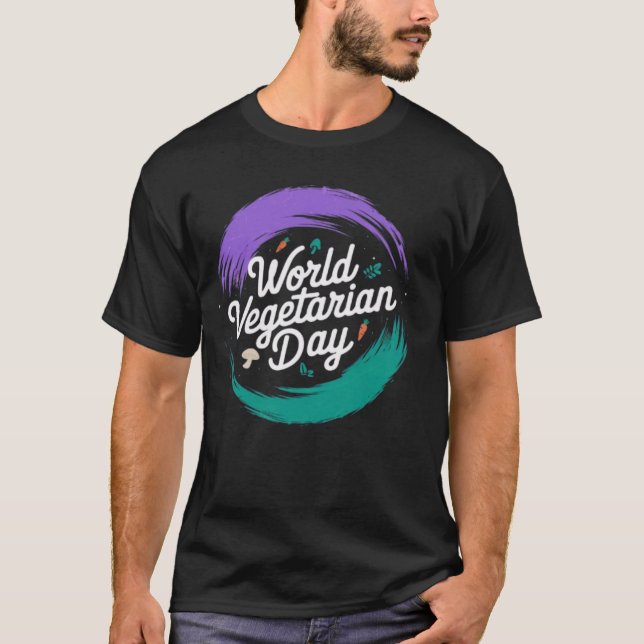 T-shirt Journée mondiale végétarienne (Devant)