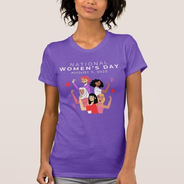 T-shirt Journée nationale de la femme (Devant)