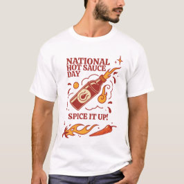 T-shirt Journée nationale de la sauce chaude