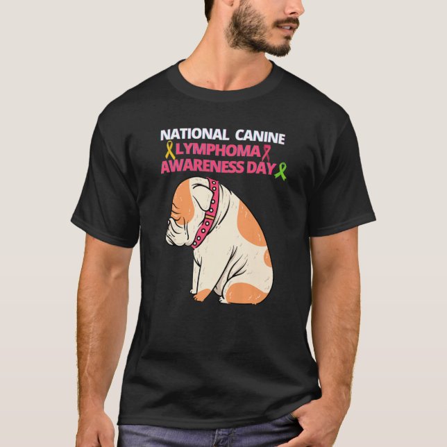 T-shirt Journée nationale de sensibilisation au lymphome c (Devant)