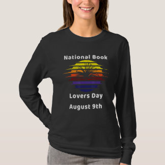 T-shirt Journée nationale des amoureux du livre avec desig