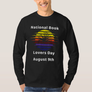 T-shirt Journée nationale des amoureux du livre avec desig