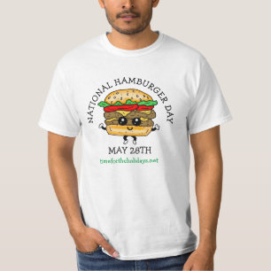 T-shirt Journée nationale du hamburger 28 mai