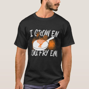 T-shirt Journée nationale du poulet frit je grandis et vou