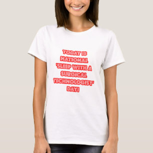 T-shirt Journée nationale du "sommeil avec une technique c