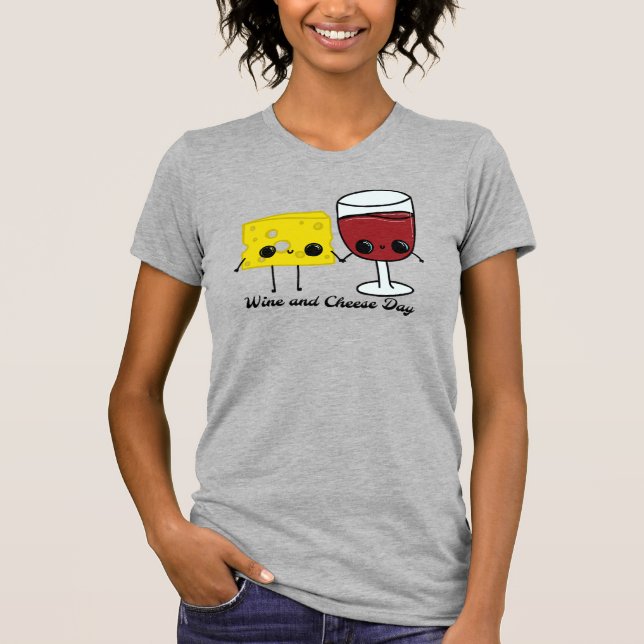 T-shirt Journée nationale du vin et du fromage (Devant)