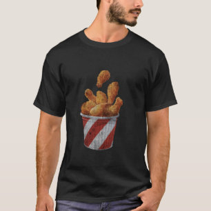 T-shirt Journée nationale rétro du poulet frit drôle de re