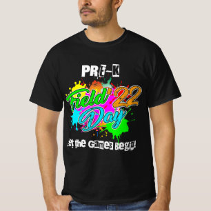 T-shirt Journée pré-K Field Day 2022 Laisser les Jeux comm