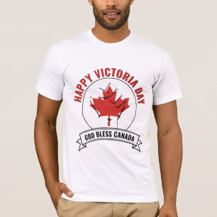 T-shirt JOURNÉE VICTORIENNE DU Canada Dieu béni