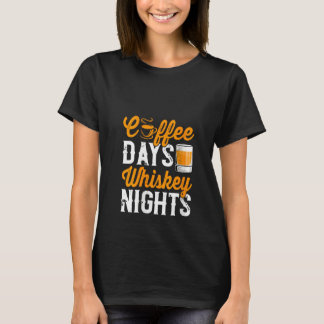 T-shirt Journées du café pour femmes Whisky Drôle de buveu