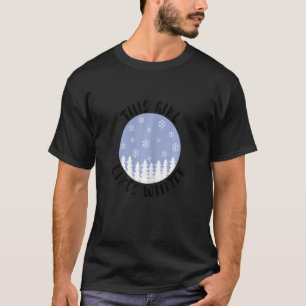 T-shirt Journées hivernales confortables Randonnée dans la