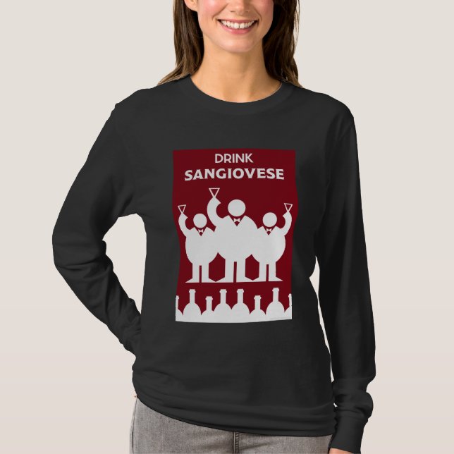 T-shirt Journées internationales du vin Sangiovese (Devant)