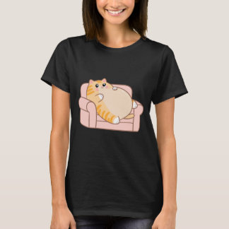 T-shirt Journées paresseuses avec mon chat