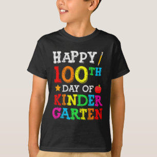 T-shirt Jours De L'École 100E Jour De L'École Maternelle