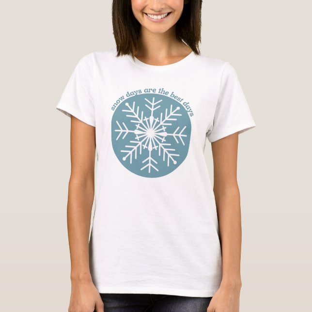 T-shirt Jours de neige (Devant)