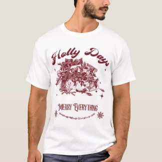 T-shirt Jours de Noël Vintage
