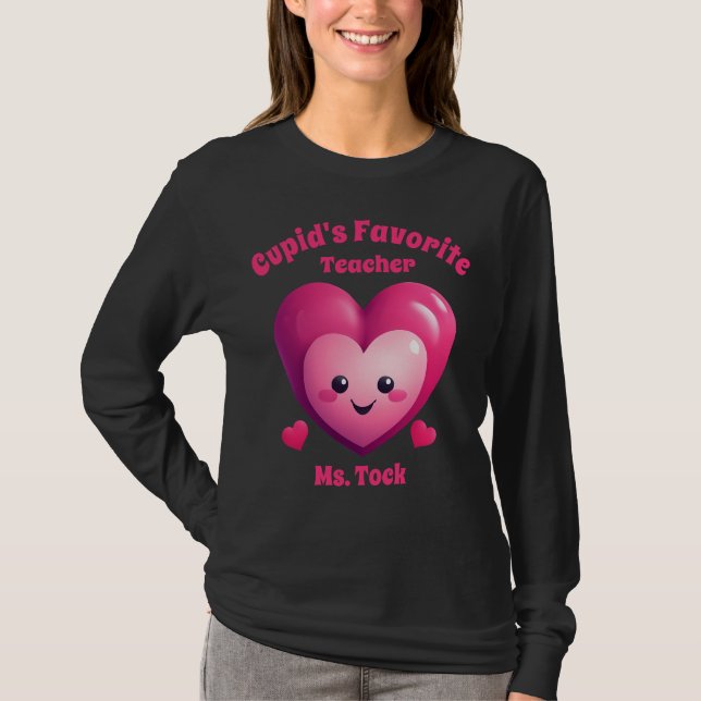 T-shirt Jours de Saint Valentin PERSONNALISABLE Chemise (Devant)