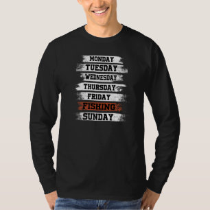 T-shirt Jours de semaine de travail lundi mercredi vendred