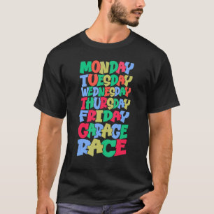 T-shirt Jours de semaine Travail Lundi Mercredi Vendredi S