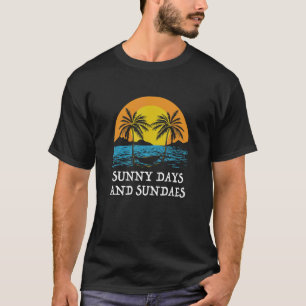 T-shirt Jours ensoleillés et dimanches Nourriture estivale