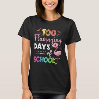 T-shirt Jours Extraordinaires D'École Mignonne Flamant ros