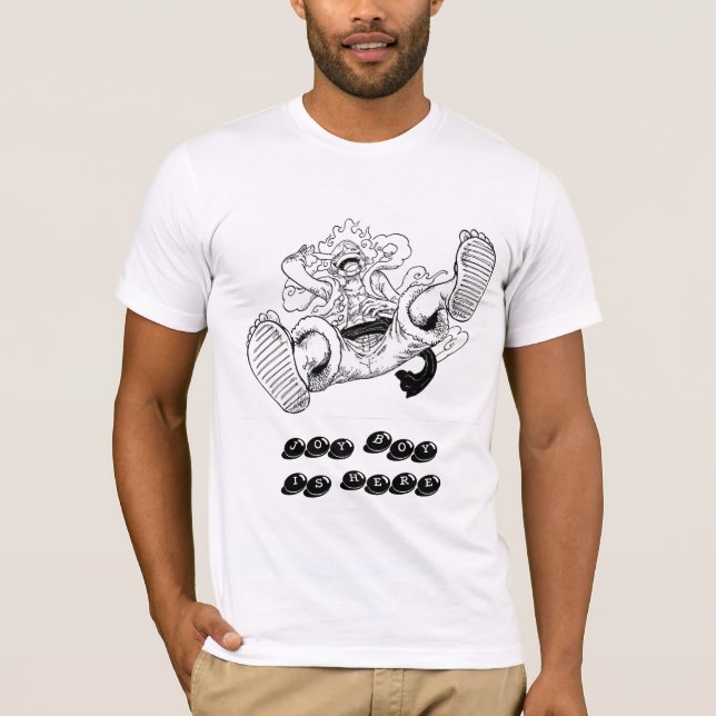 T-Shirt Joy Boy Is Here - Bold Statement Design (Devant)