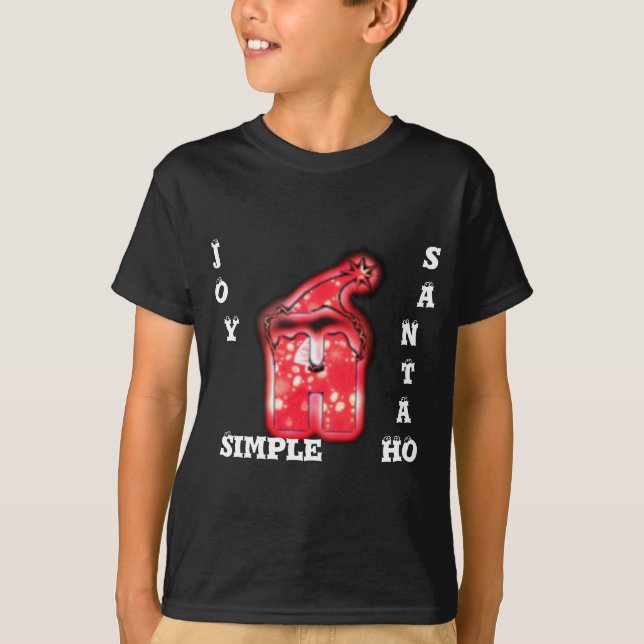 T-shirt Joy of Père Noël Personnaliser Noël Dernier produi (Devant)