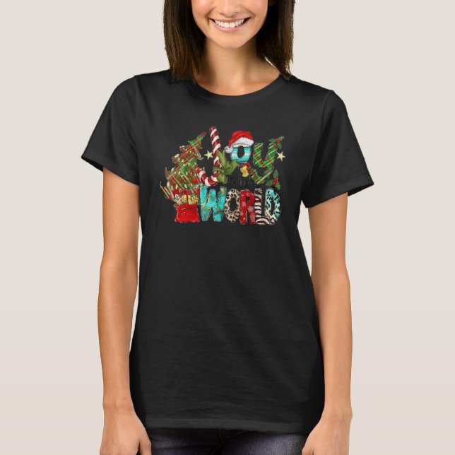 T-shirt Joy to the World Sweater Style (Devant)