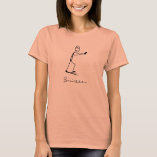 T-shirt Joyeuse chemise d'Halloween Zombie Doodle