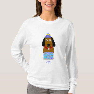 T-shirt Joyeuse Coupe d'Anniversaire Femme à manches longu