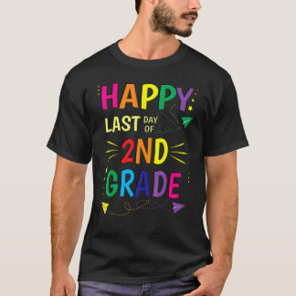T-shirt Joyeuse Dernière journée de 2e année Enseignant Ét