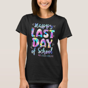 T-shirt Joyeuse Dernière Journée De Conducteur De Bus Scol