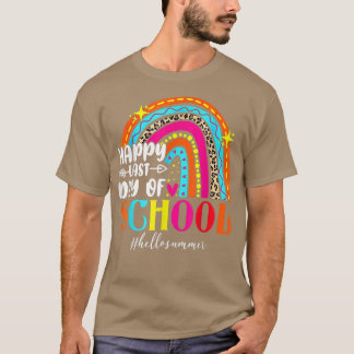 T-shirt Joyeuse Dernière Journée De L'École Enseignants Ar
