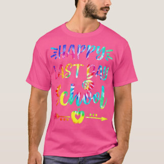 T-shirt Joyeuse Dernière journée de l'école Tie Dye élèves