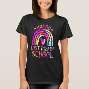 T-shirt Joyeuse Dernière Journée De L'Enseignant Tie Dye R