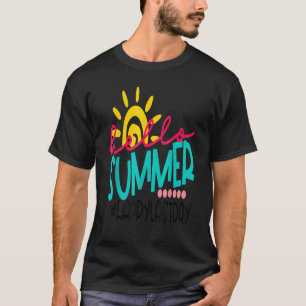 T-shirt Joyeuse Dernière Journée D'Enseignant Diplôme D'Ét