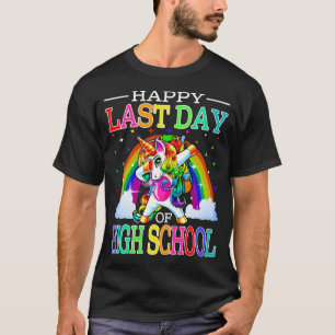 T-shirt Joyeuse Dernière Journée Du Lycée Unicorn