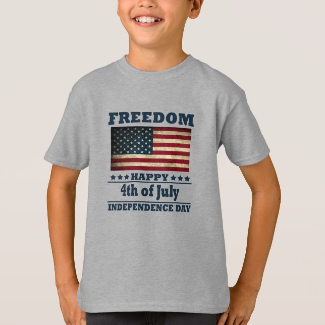 T-shirt Joyeuse fête 4 juillet l'indépendance (Devant)