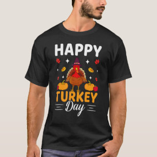 T-shirt Joyeuse fête de la dinde Jour de Thanksgiving Fête