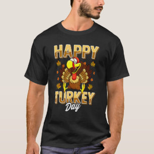 T-shirt Joyeuse fête de la dinde Jour de Thanksgiving Fête
