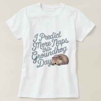 T-shirt Joyeuse Fête de la Marmotte Amusante