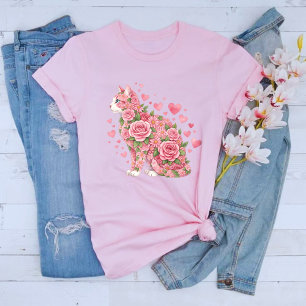 T-shirt Joyeuse fête de la Meowentine Chat Saint-Valentin