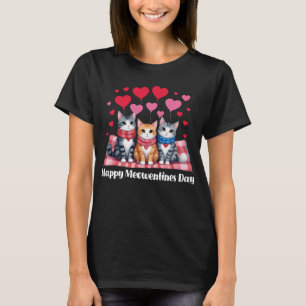 T-shirt Joyeuse fête de la Meowentine Saint-Valentin Amate