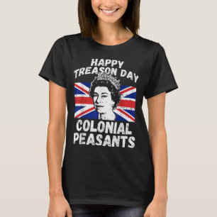 T-shirt Joyeuse Fête de la Trahison Paysans Coloniaux USA