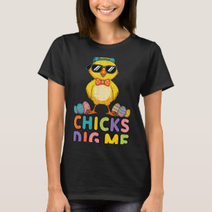 T-shirt Joyeuse fête de Pâques les poussins me trouvent mi