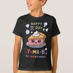 T-shirt Joyeuse Fête de Pi Pizza Mathématiques Nerd Drôle 