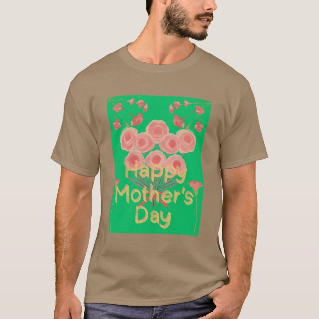 T-shirt Joyeuse fête des mères  (Devant)
