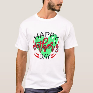 T-shirt Joyeuse Fête des Mères Amour Coeur mignon Maman Am