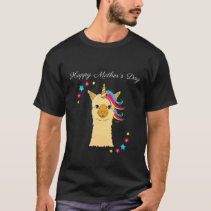 T-shirt Joyeuse Fête des Mères Lama Lamacorne