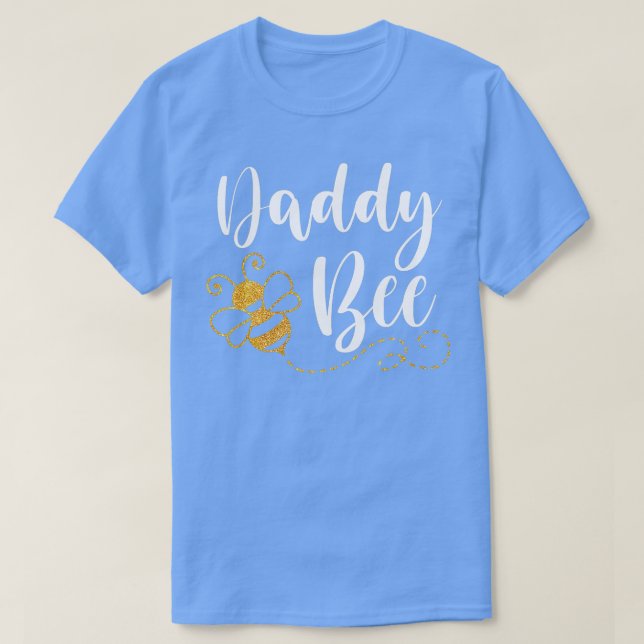 T-shirt Joyeuse Fête des mères Papa Bee Famille d'abeilles (Design devant)